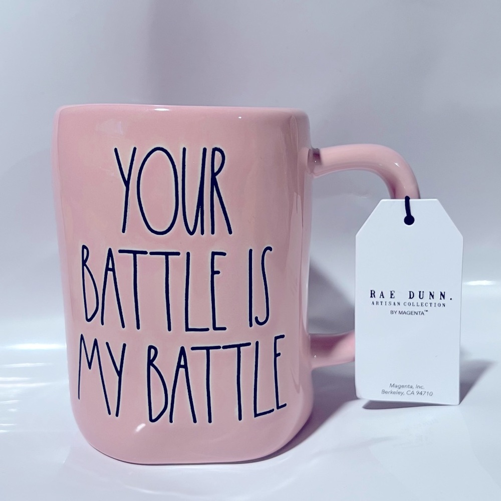 Rae Dunn pink mug